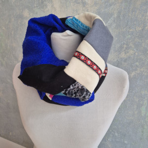 Komin patchworkowy  kolorowy