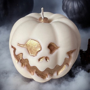 Świeca sojowa dynia halloween jesień
