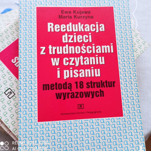 Reedukacja dzieci z trudnościami w czytaniu i pisaniu metodą 18 struktur wyrazowych - podręcznik + 9 zeszytów ćwiczeń