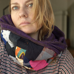 Komin patchworkowy  kolorowy