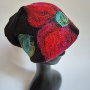 Czapka wełniana czarna