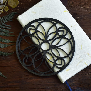 Gotyckie podkładki pod kubki filiżanki - katedra, gotycka rozeta #3