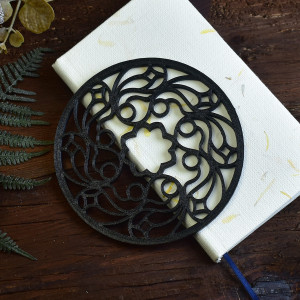 Gotyckie podkładki pod kubki filiżanki - katedra, gotycka rozeta #6