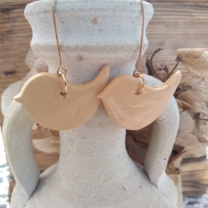 Ptaszki - długie kolczyki