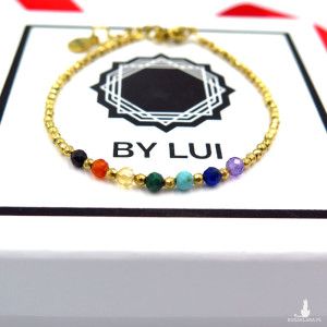 Złota Bransoletka Zapinana Czakry CHAKRA GOLD