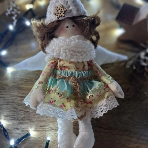 zimowa laleczka lub anioł PROMOCJA