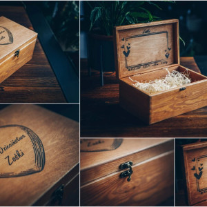 Skarby Dzieciństwa - Szkatułka / Skrzynka / Pojemnik - Personalizowana