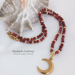 Naszyjnik z kamieni naturalnych - jaspis