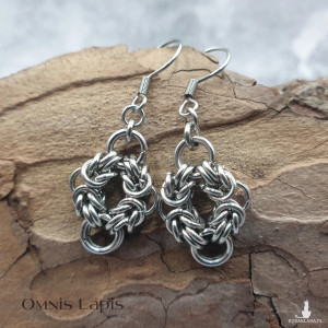 Kolczyki chainmaille