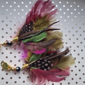 Klipsy zwariowane  długie