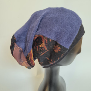 Czapka patchworkowa na podszewce