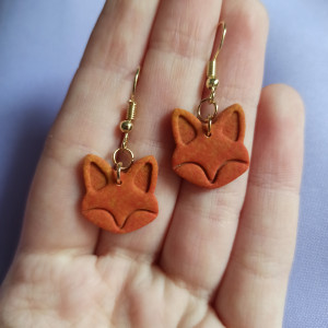 Kolczyki wiszące jesienne liski