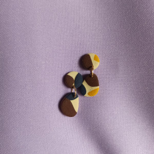 Kolczyki mini sztyfty jesienna fantazja