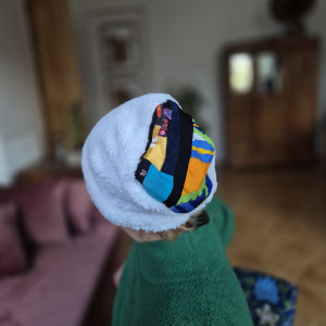 Czapka zimowa bialy miś