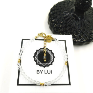 Damska Bransoletka Kryształ Górski & Hematyt ADVENTURER