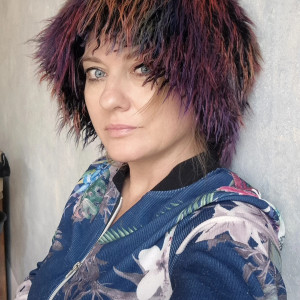 Futrzana  sztuczne futro czapka