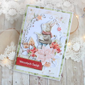 Kartka świąteczna, kartka na Boże Narodzenie, życzenia, prezent 2 GOTOWA