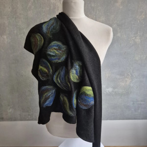 Chusta czarna  merino