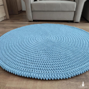 Dywan szydełkowy ze sznurka 130cm