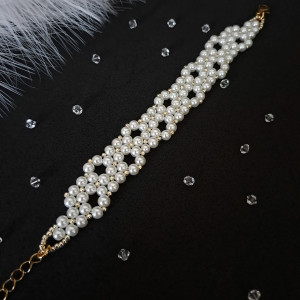 Perłowa Bransoletka dla Panny Młodej - Biżuteria na Ślub i Inne Okazje