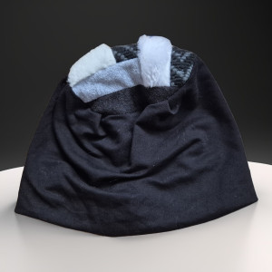 Czapka patchworkowa uniwersalna