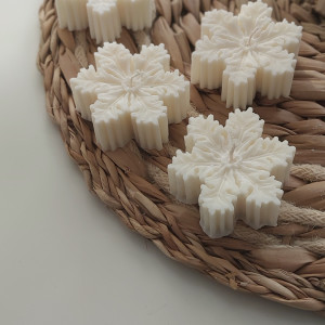 Świeca sojowa płatek śniegu śnieżynka