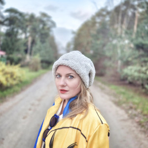 Czapka damska boho futrzak mis