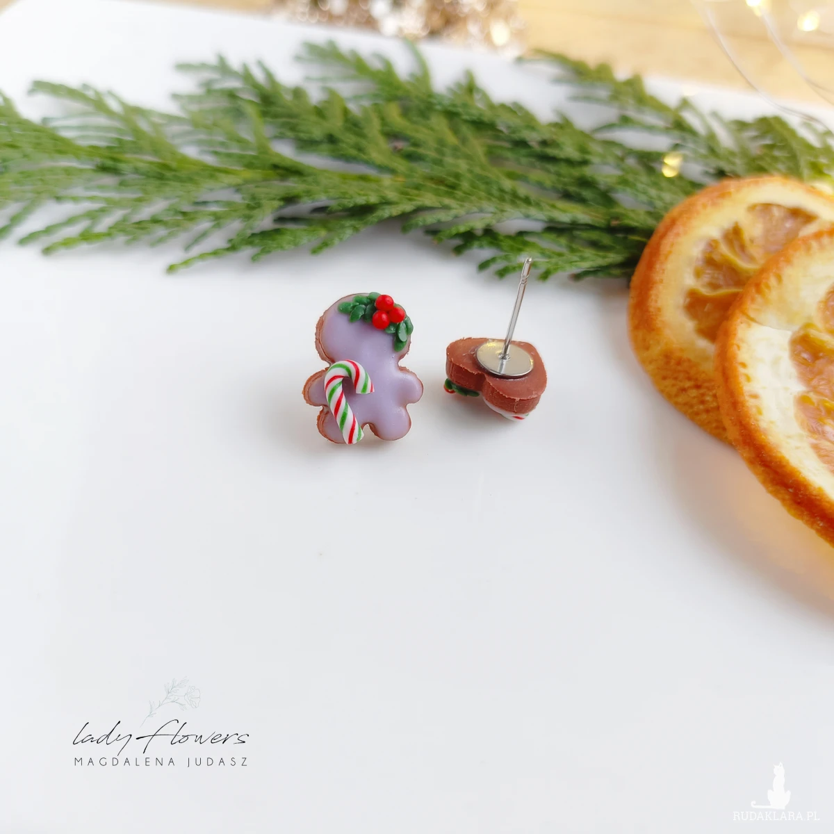 Świąteczne kolczyki