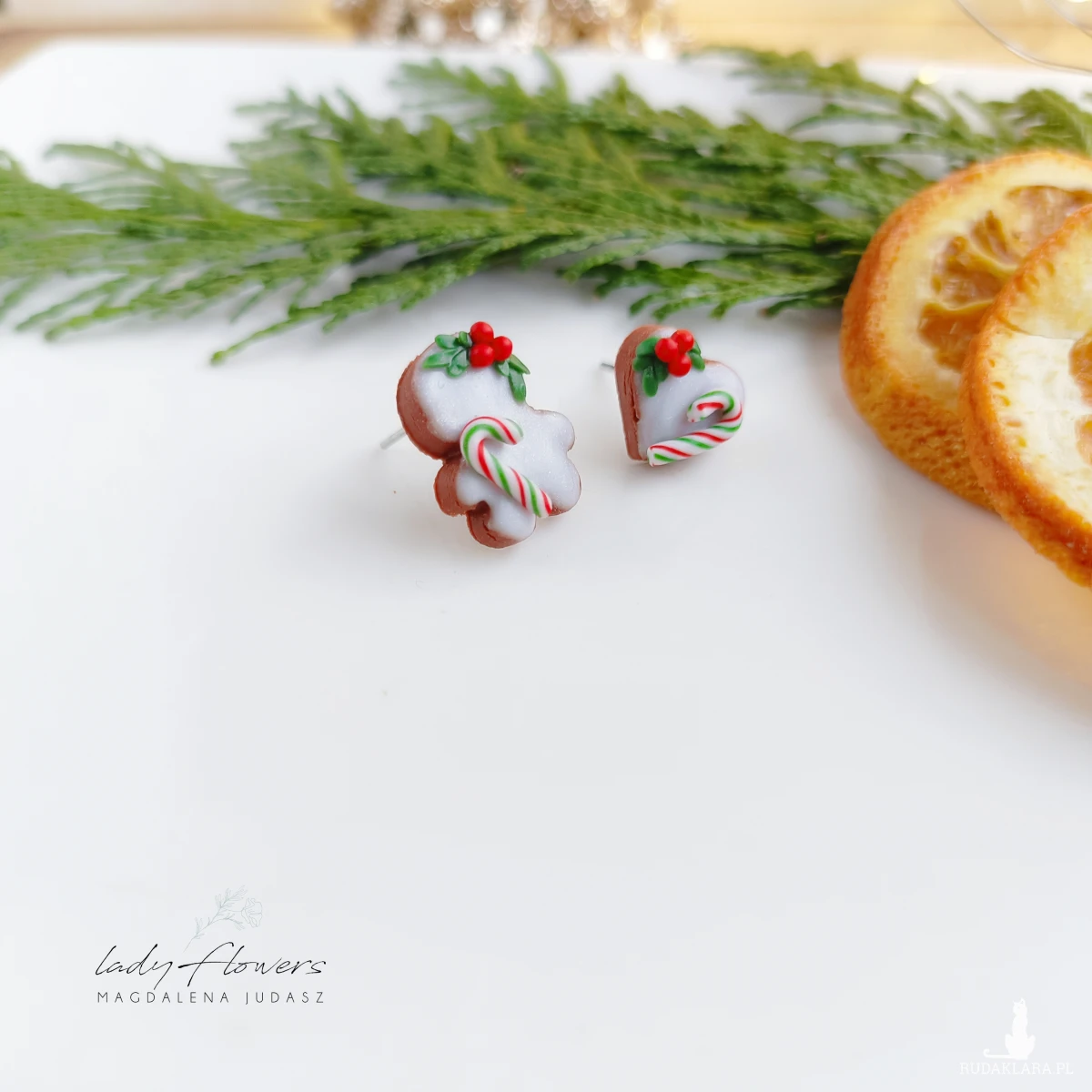 Świąteczne kolczyki