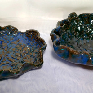 Ceramiczny komplet zielony Kapustkowy