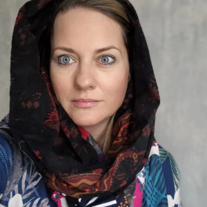 Komin patchworkowy  kolorowy unisex