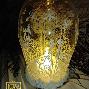 Lampion świąteczny na baterie