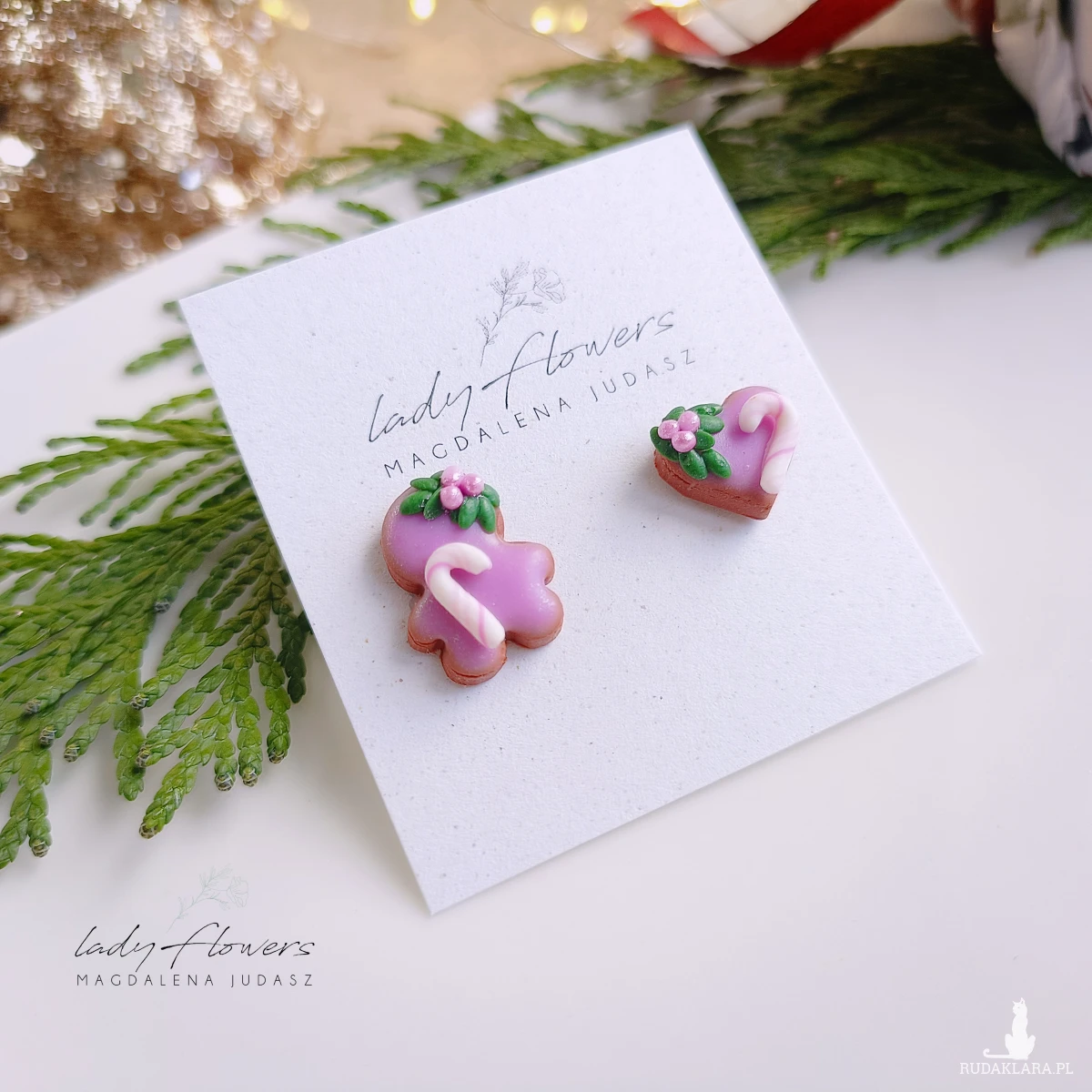 Świąteczne kolczyki