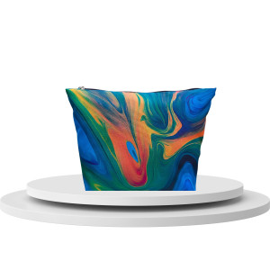 Kosmetyczka z Wzorem Fluid Art.