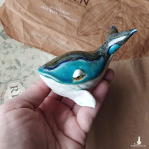 Wieloryb z podniesionym ogonem