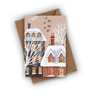 Kartka świąteczna- HO HO HO HO