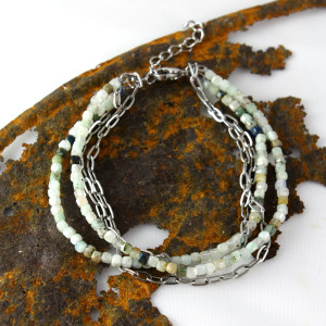 Bransoletka z amazonitu