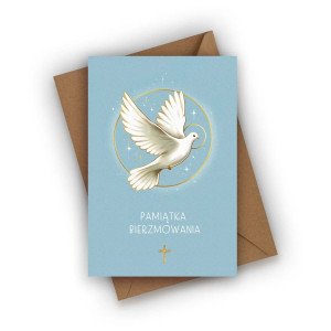 Kartka na Bierzmowanie- Pamiątka Bierzmowania