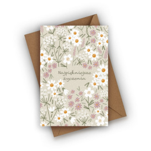 Kartka urodzinowa- Najpiękniejsze życzenia