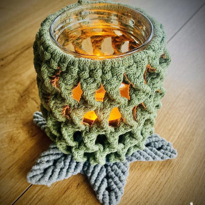 Lampion- makrama, dekoracje świąteczne, ozdoba świąteczna, dla domu