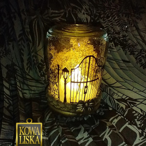 Lampion świąteczny na baterie