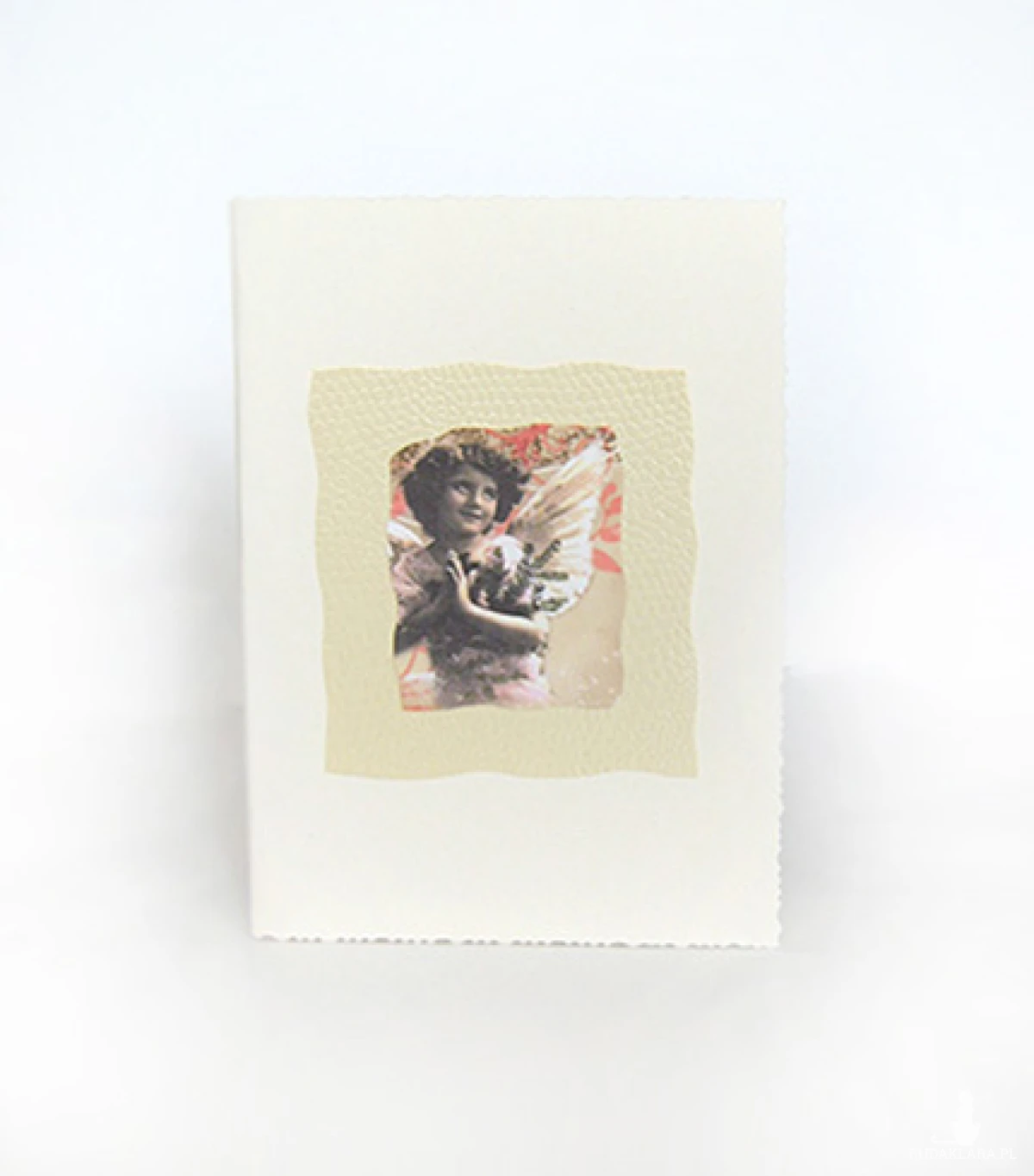 pastelowa kartka świąteczna, aniołek kartka na Boże Narodzenie, Boże Narodzenie kartki z aniołkiem, noworoczne kartki, kartki na Nowy Rok, retro kartki na Święta