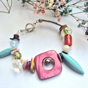 Bransoletka boho kolorowa