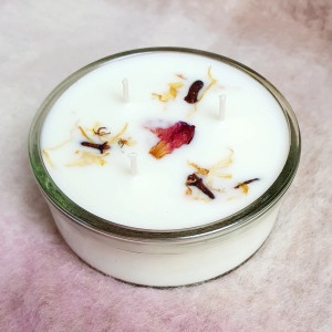 Świeca sojowa o zapachu świąt, świeczka sojowa 100%