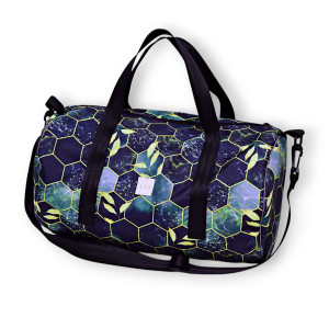 Torba sportowa torba podręczna, torba na basen siłownię, torba podróżna bagaż podręczny heksagony