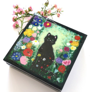 Szkatułka  drewniana