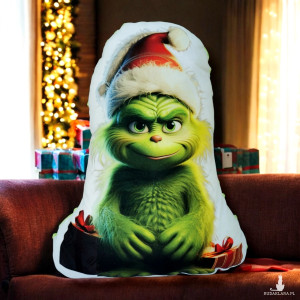 Poduszka świąteczna Grinch poduszka na święta ozdobna poduszka Grinch