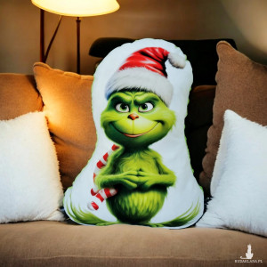 Poduszka świąteczna Grinch poduszka na święta ozdobna poduszka Grinch