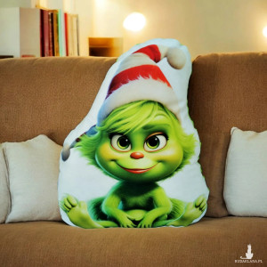 Poduszka świąteczna Grinch poduszka na święta ozdobna poduszka Grinch