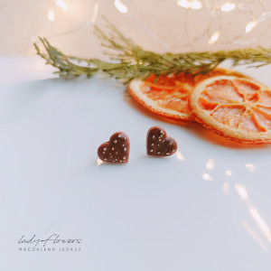 Serduszka ze złotą posypką